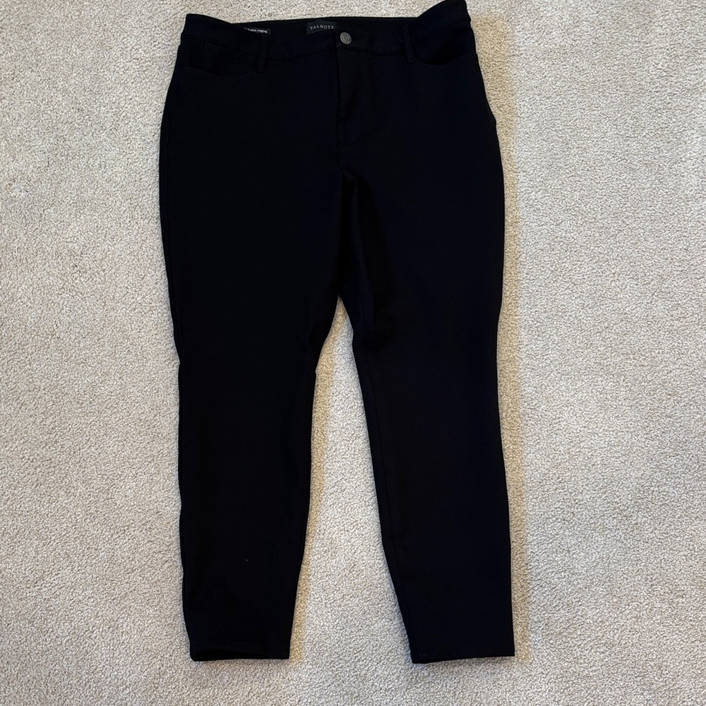 Talbots Black 5 Pocket Jeggings